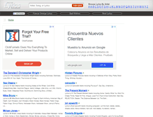 Tablet Screenshot of lyrics.bandwidthbeta.com