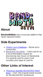Mobile Screenshot of bandwidthbeta.com