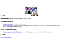 Tablet Screenshot of bandwidthbeta.com